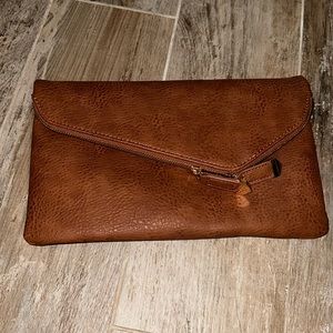 Brown clutch - never used
